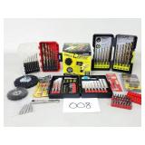 Drill Bits and Accessories Lot (No Ship)