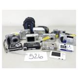 Digital Cameras and Camcorder Lot