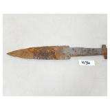 Knapped Steel Dagger / Knife Blade
