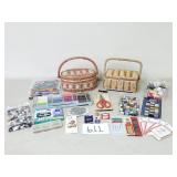 Sewing Baskets and Supply (No Ship)