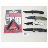 Coast Folding Pocket Knives and Multi-Tool