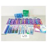 Toothpaste, Toothbrushes, Floss Picks