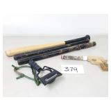 Small Wood Bats, Pop Gun, Slingshot (No Ship)