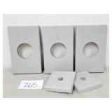 5 Wood (Cedar?) Mounting Blocks