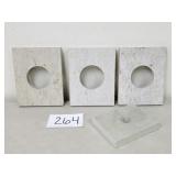(4) $24 Fiber Cement Mounting Blocks