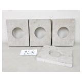 (4) $24 Fiber Cement Light Fixture Mounting Blocks