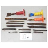 Heavy Duty Chisels and Punches (No Ship)