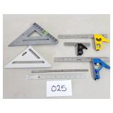 Rafter and Combination Squares + Rulers