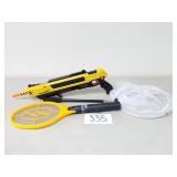 Flying Insect Swatter, Salt Gun and Net (No Ship)