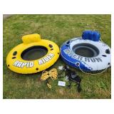 Inflatable Tubes, Rope, Quick Release (No Ship)