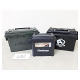 3 Plastic Ammo Cans (No Ship)