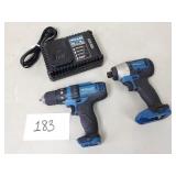 Hercules 12V 3/8' Drill and 20V Hex Impact Driver