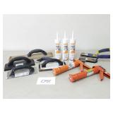 Tile & Grout Trowels / Tools & Caulk, Caulk Guns