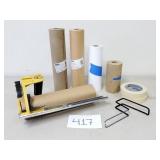 3M Hand Masker, Paper Rolls, Masking Tape