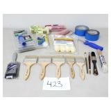 Paint Brushes, Rollers and Tape