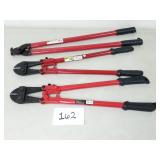 24' Bolt Cutters and 28' Cable Cutter