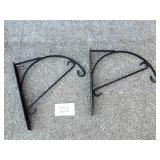 2 Metal Steel Plant Hangers / Brackets