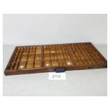 Vintage Wood Printing Press Drawer / Display Shelf