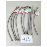 (10) Faucet Water Connectors / Supply Lines
