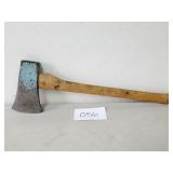 Single Bit Axe with Short Wood Handle