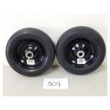 (2) $46 Marathon Flat Free Utility Tires