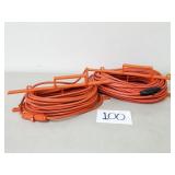 (2) 16 Gauge Extension Cords