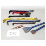 Pry Bars, Nail Pullers, Chisels & Center Punches