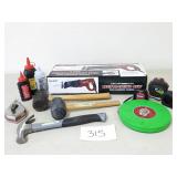 Reciprocating Saw, Tape Measures, Mallets,...
