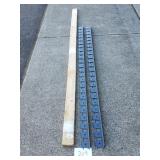 Plastic and Wood Landscape Edging