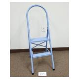Vintage Metal 2-Step Folding Step Stool