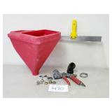 Drywall Texture Hopper Gun & Knockdown Knife