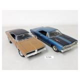 2 American Muscle Model Cars - Hot Wheels & ERTL