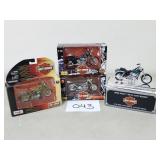 4 Maisto Harley-Davidson Motorcycle Model Toys