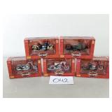 5 Maisto Harley-Davidson Motorcycle Model Toys