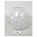 Brock Heavy Cut Crystal Rose Bowl Vase (No Ship)