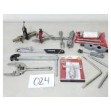 Plumbing Tool Lot - Wrenches, Tubing Flaring Tools
