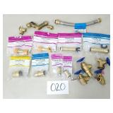 Plumbing - Tectite Brass Fittings, Everbilt Valves