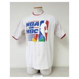 Vintage 90s NBA on NBC Basketball T-Shirt - XL