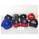 Baseball Sports Teams Ball Caps (One Signed)