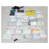 Concert Tickets / Stubs, Backstage Passes, Pin