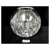 Brock Heavy Cut Crystal Rose Bowl Vase (No Ship)