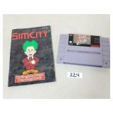 Nintendo SNES SimCity Video Game