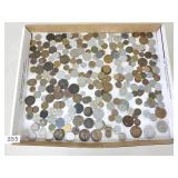 2.5lbs Foreign / World Coins Lot - 1960 and Older