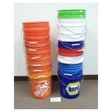 (18) 5-Gallon Buckets (No Ship)