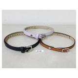 Steve Madden & Madden Girl Skinny Belts - Small