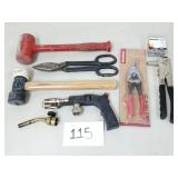 Tools - Mallets, Torches, Tin Snips (No Ship)