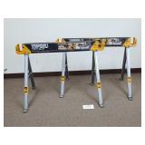 2 ToughBuilt Folding Sawhorses (No Ship)