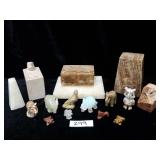 Cut Rocks, Carved Stone & Other Animal Figurines