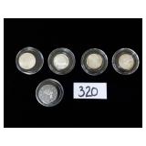 1/10 Troy Ounce Fractional .999 Fine Silver Rounds