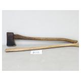 Single Bit Axe with Extra Wood Hanlde (No Ship)